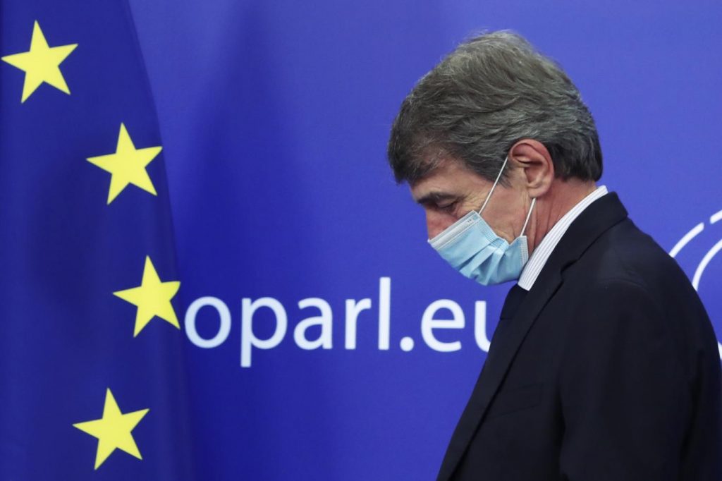 David Sassoli Europarlamento (La Presse)