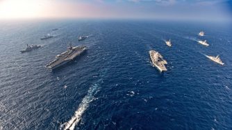 Esercitazione marine India, Usa, Giappone e Australia (La Presse)