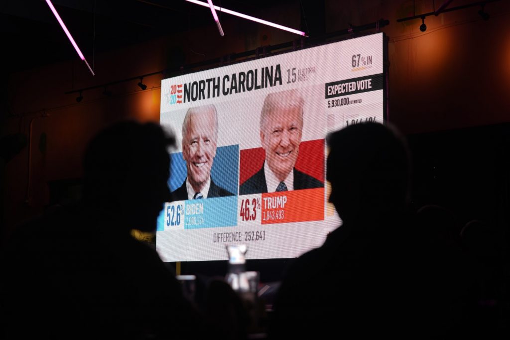 North Carolina Usa Trump Biden (La Presse)