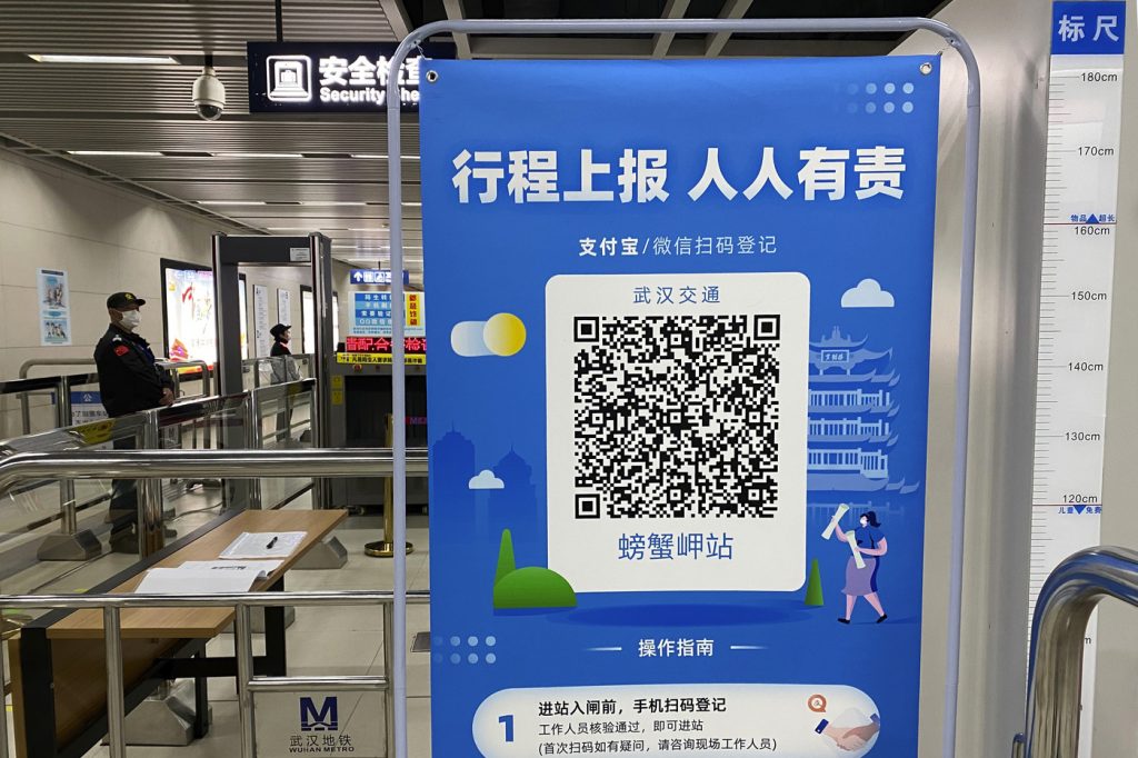 Coronavirus, QR Code Cina (La Presse)