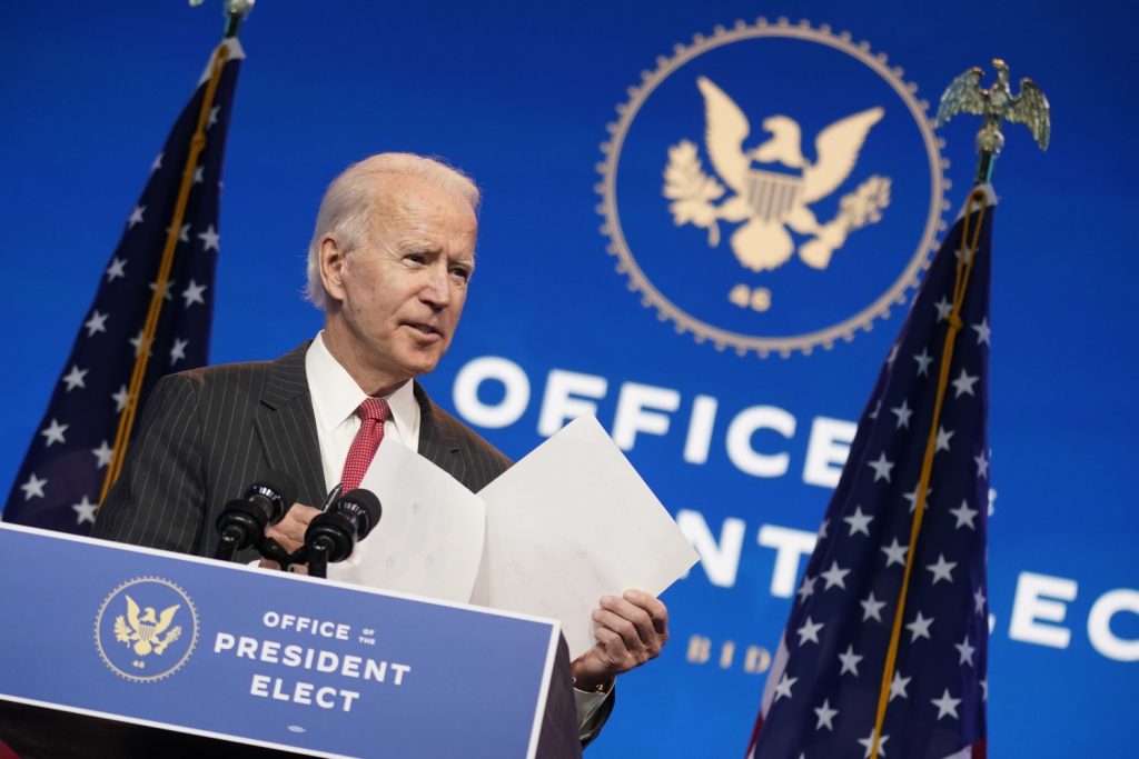 Wilmington, Biden incontra i governatori dello stato (La Presse)