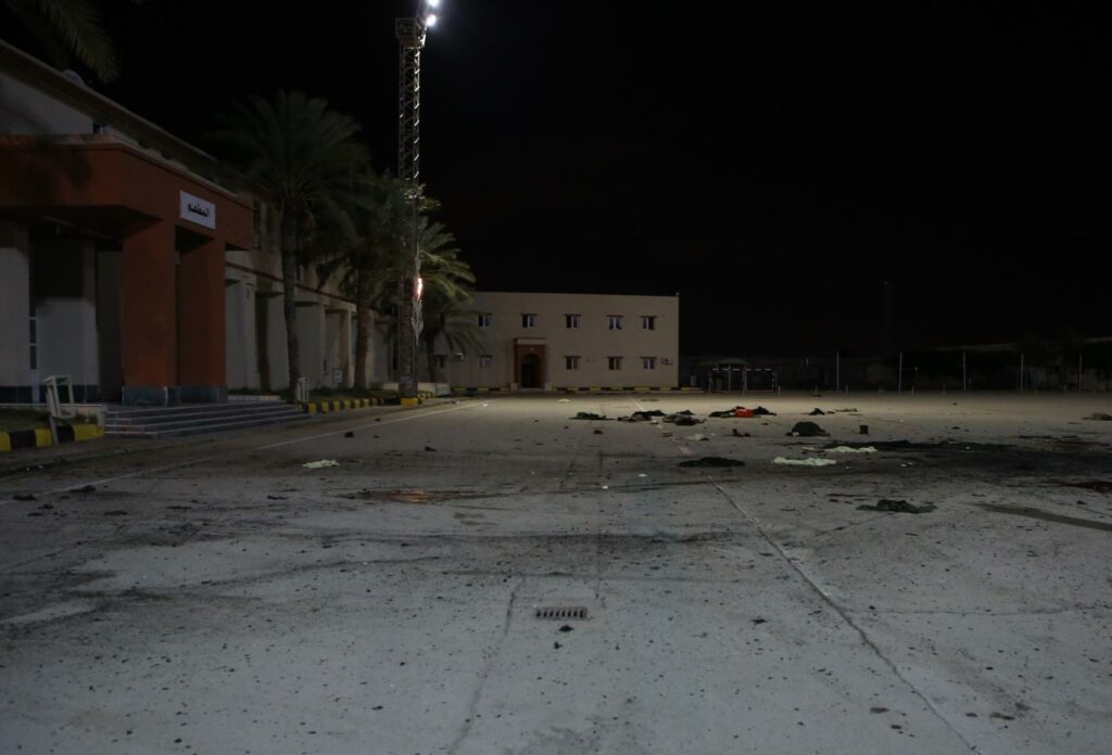 Attentato accademia di Tripoli, Libia (La Presse)