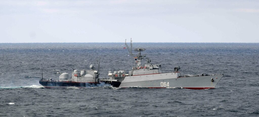 Russia, esercitazioni della Marina (La Presse)