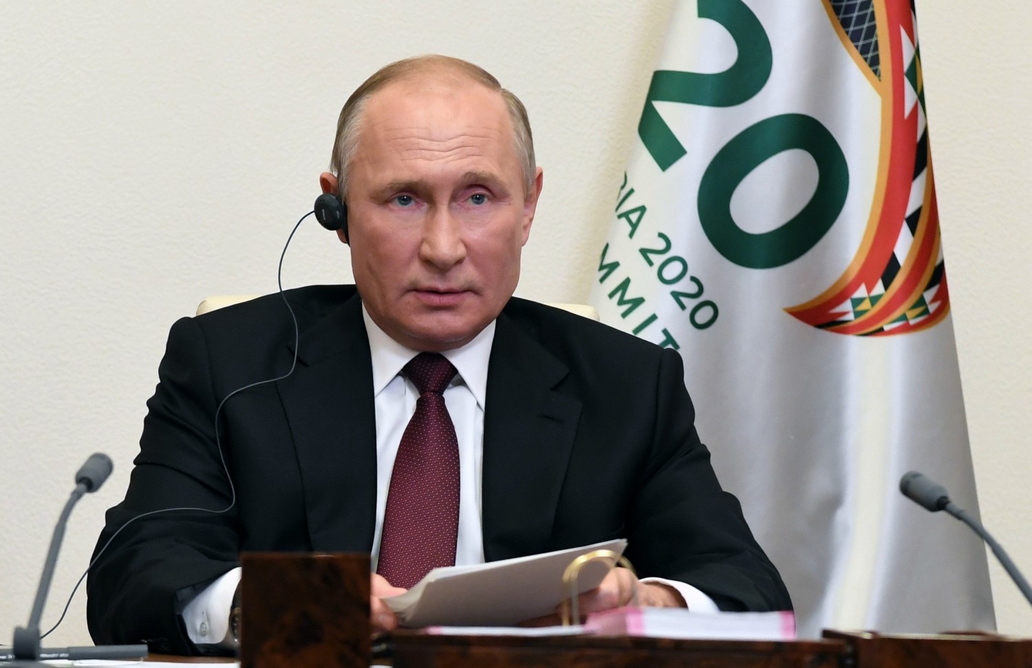 Vladimir Putin conferenza covid Sputnik vaccino (La Presse)