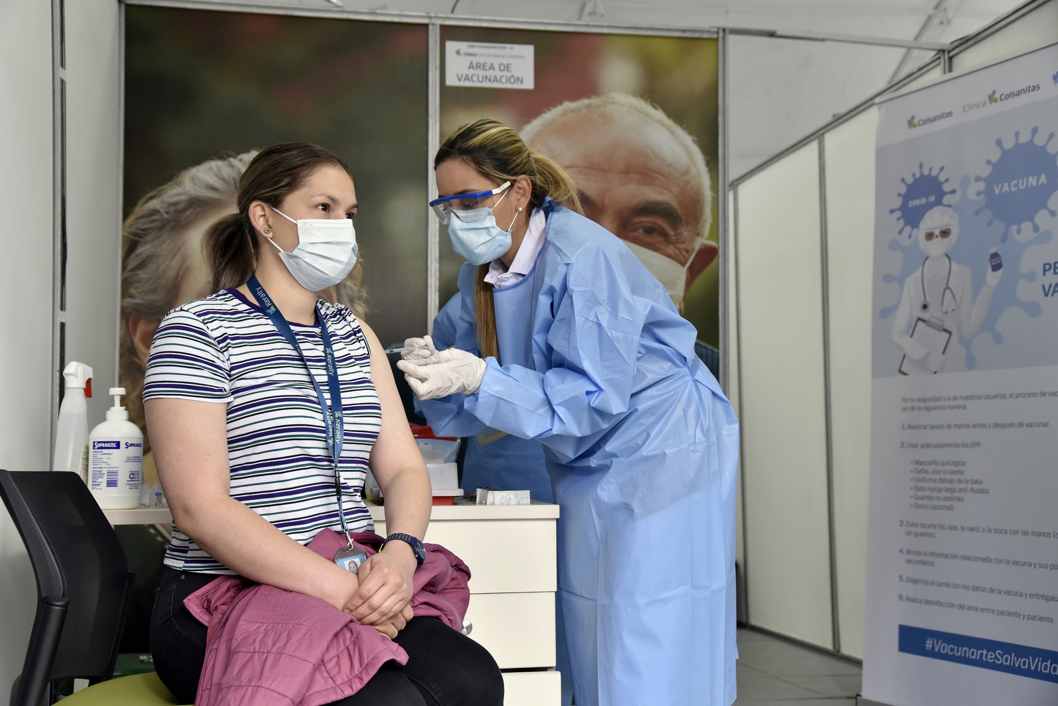 Colombia, vaccini (Getty)