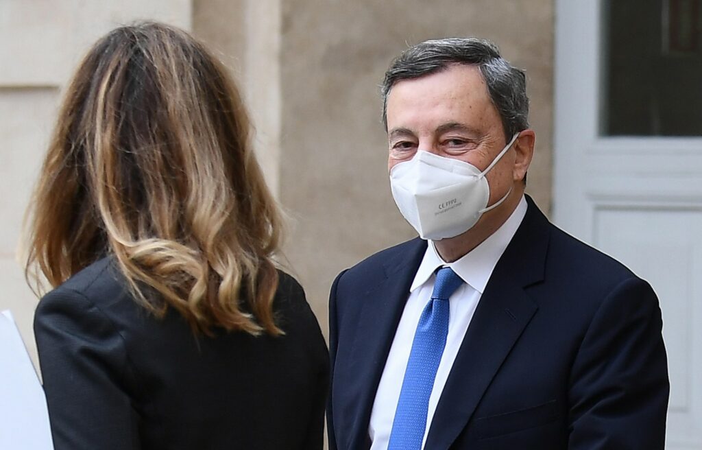 Draghi al Quirinale (La Presse)