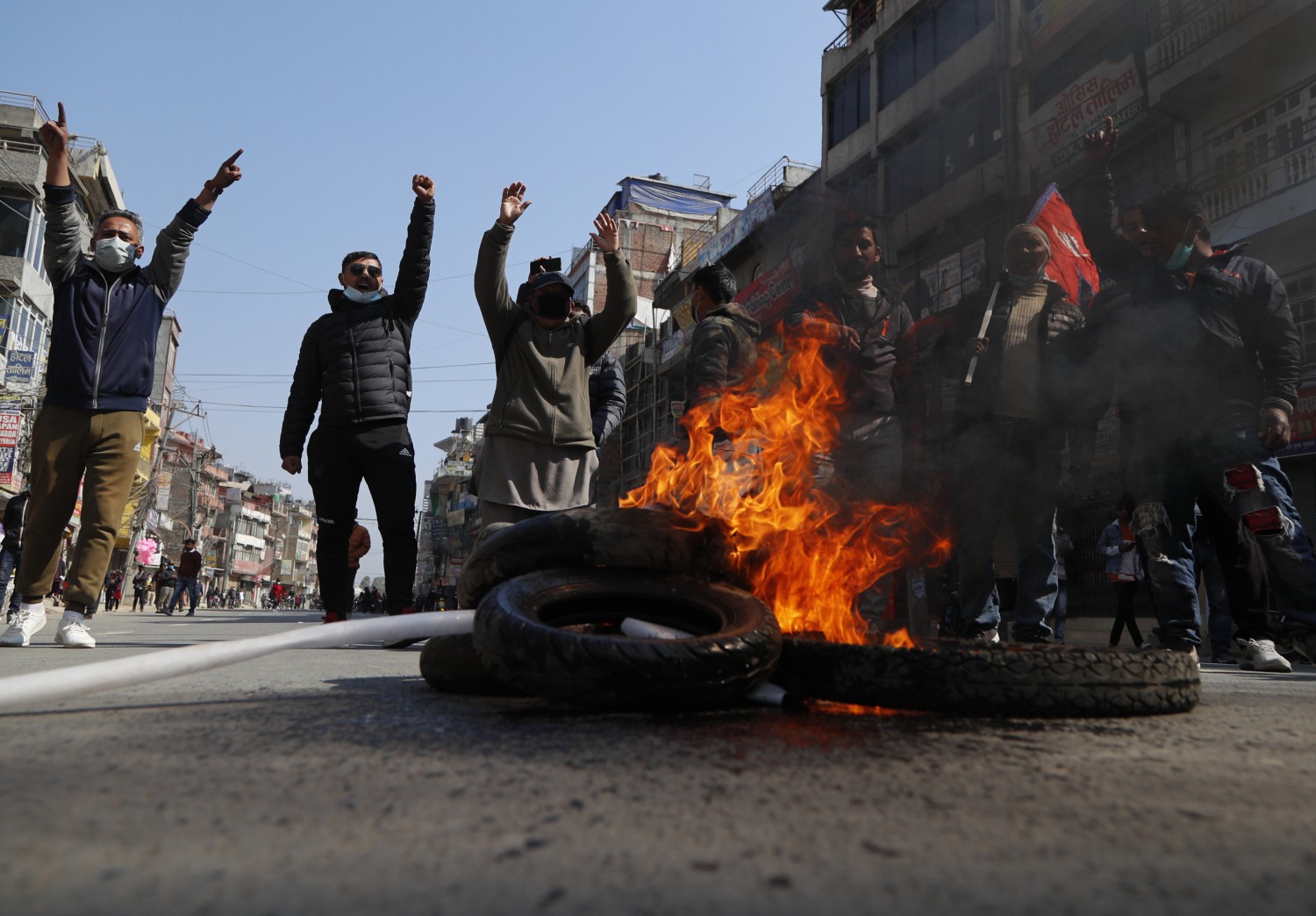 Nepal, proteste a Kathmandu durante gionata di sciopero generale (La Presse)