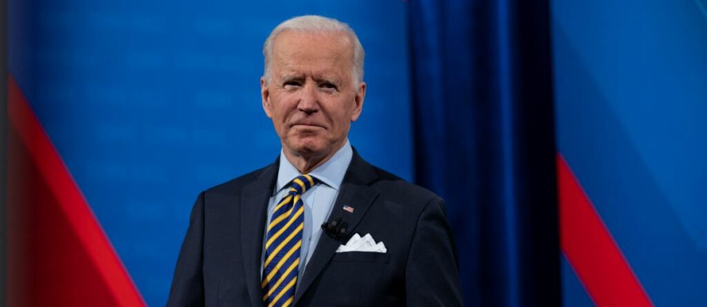 Il presidente Joe Biden ad un evento televisivo al Pabst Theater di Milwaukee nel Wisconsin (La Presse)