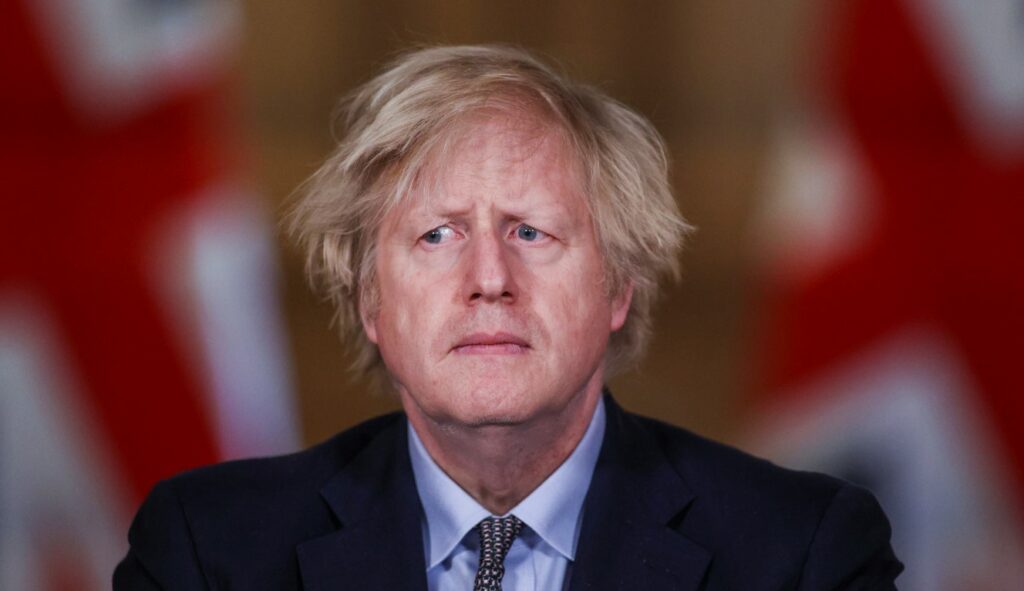 Boris Johnson conference (Getty)