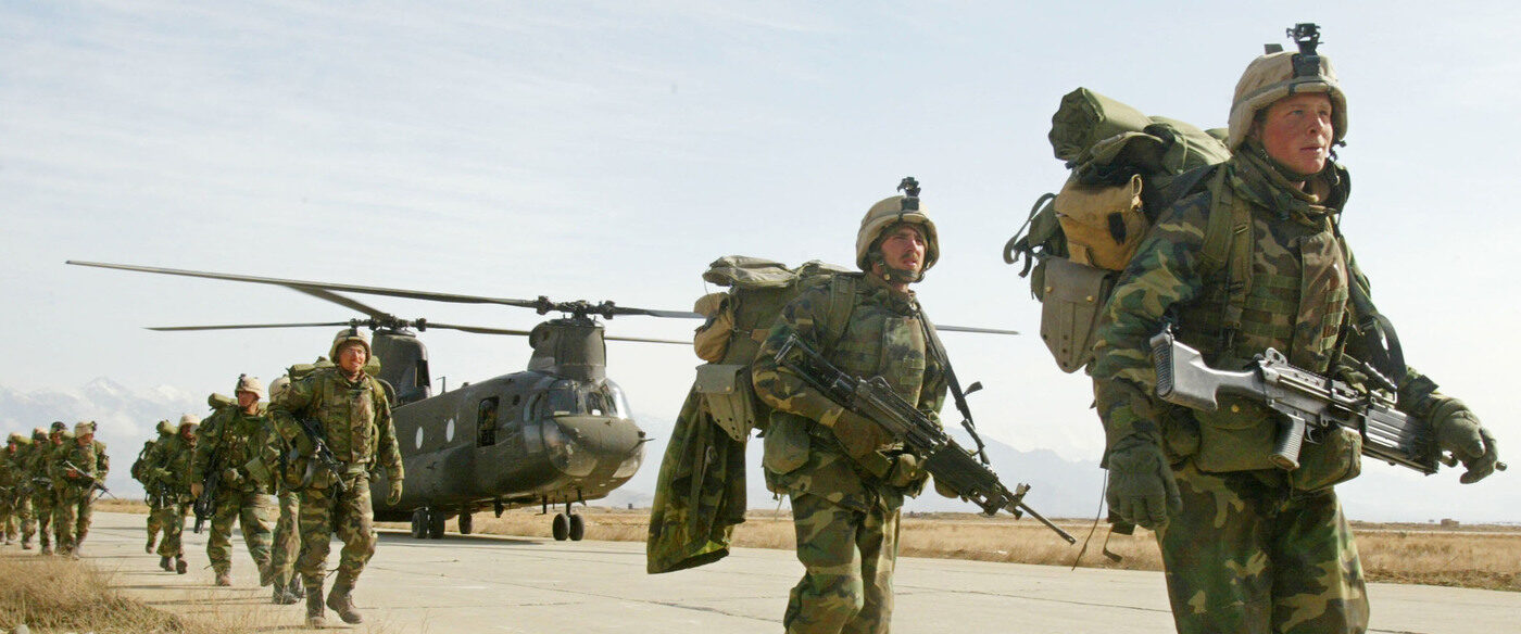 Soldati Usa a Bagram, Afghanistan (La Presse)