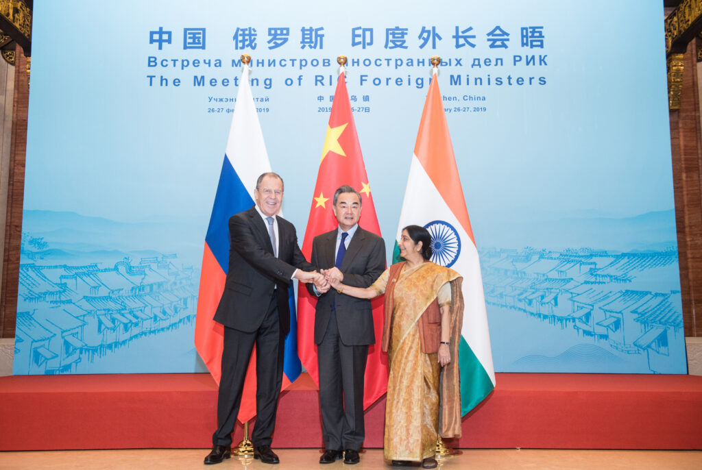 russia cina india