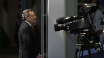 Draghi a Bruxelles (La Presse)