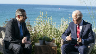 G7, incontro bilaterale tra Biden e Draghi (La Presse)