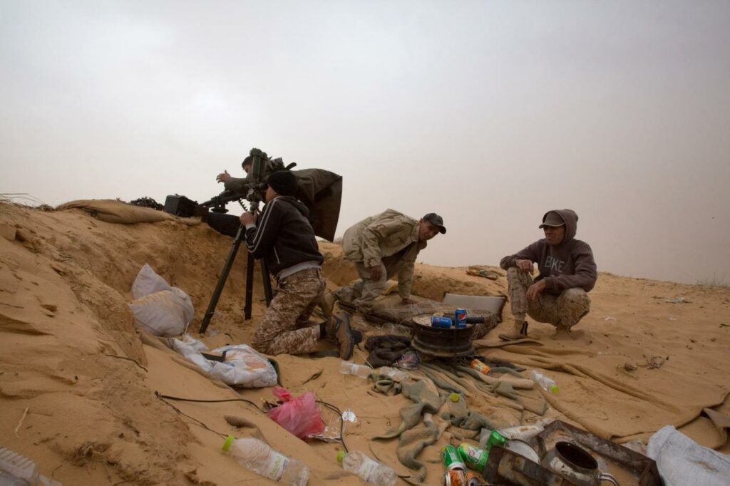 Combattenti in Libia (La Presse)
