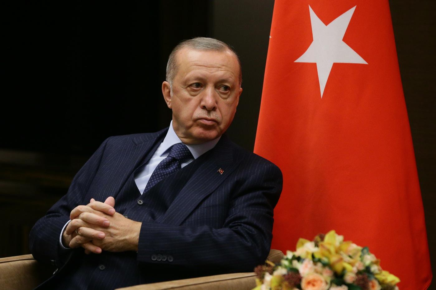 Sochi, il presidente turco Recep Tayyip Erdogan (La Presse)