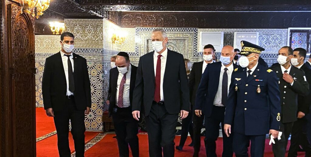 Benny Gantz in Marocco (la Presse)