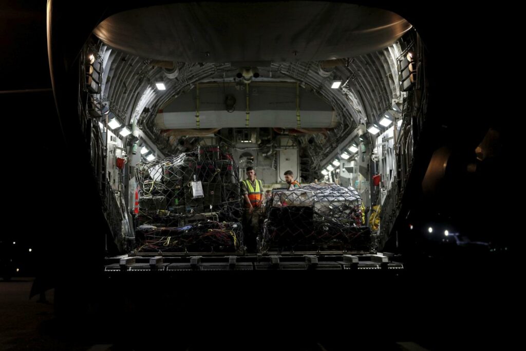 C-17 aereo RAF Brize Norton (La Presse)