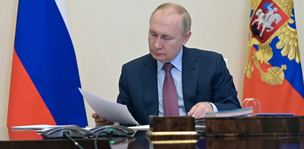 Vladimir Putin meets with Italian businessmen (ANSA)