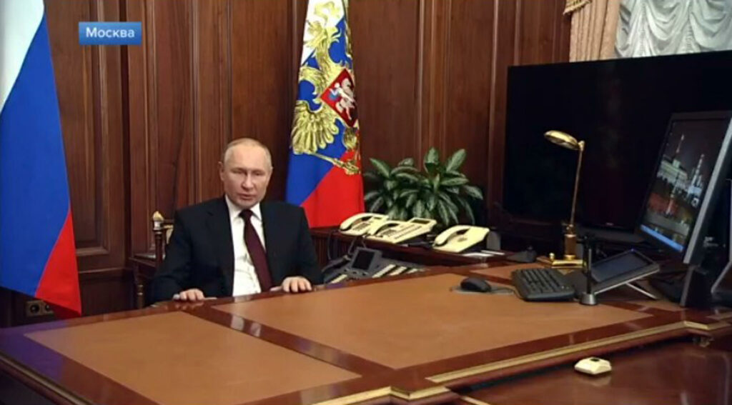 Putin discorso (ANSA)