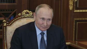 Vladimir Putin al Cremlino (ANSA)