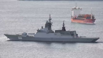 Flotta russa nel Pacifico (ANSA)