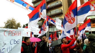Proteste serbe in Kosovo