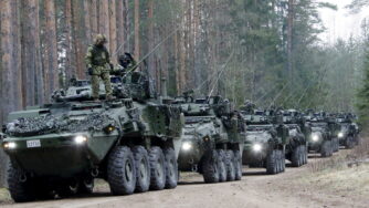 NATO military exercise Steele Brawler in Latvia