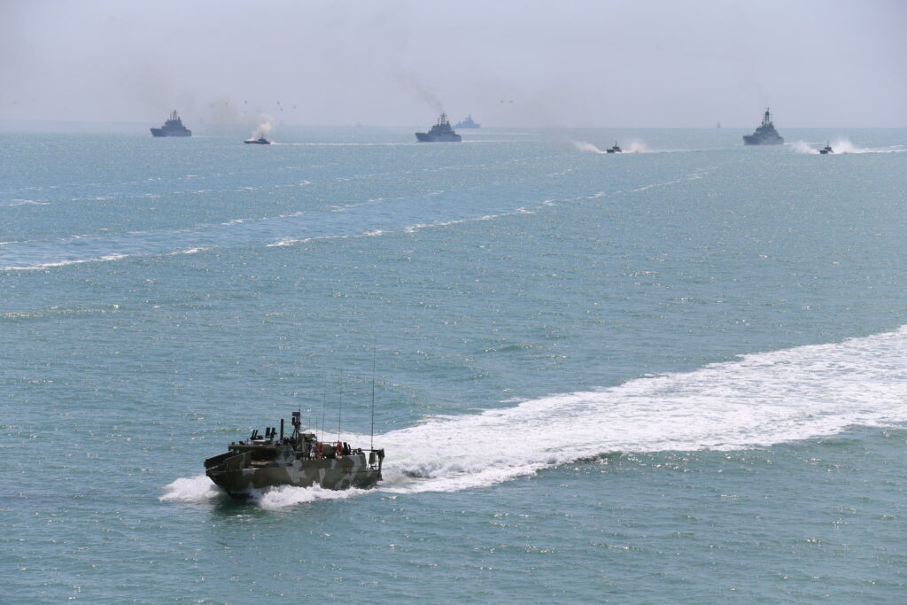 Russian military exercises in Crimea
