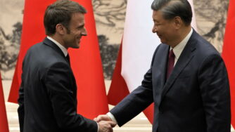 French President Emmanuel Macron visits China