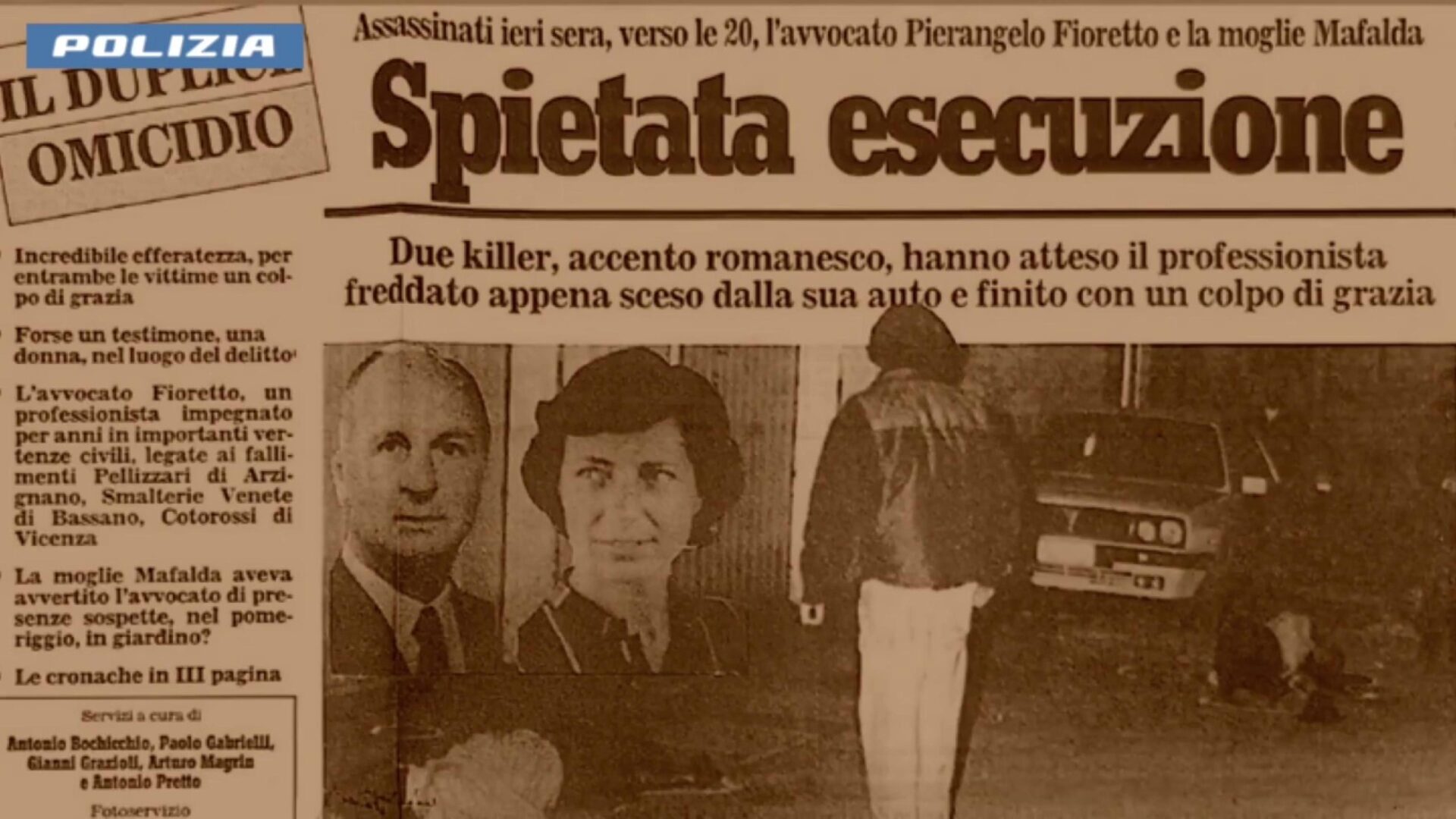 Vicenza: risolto il cold case vecchio di 33 anni