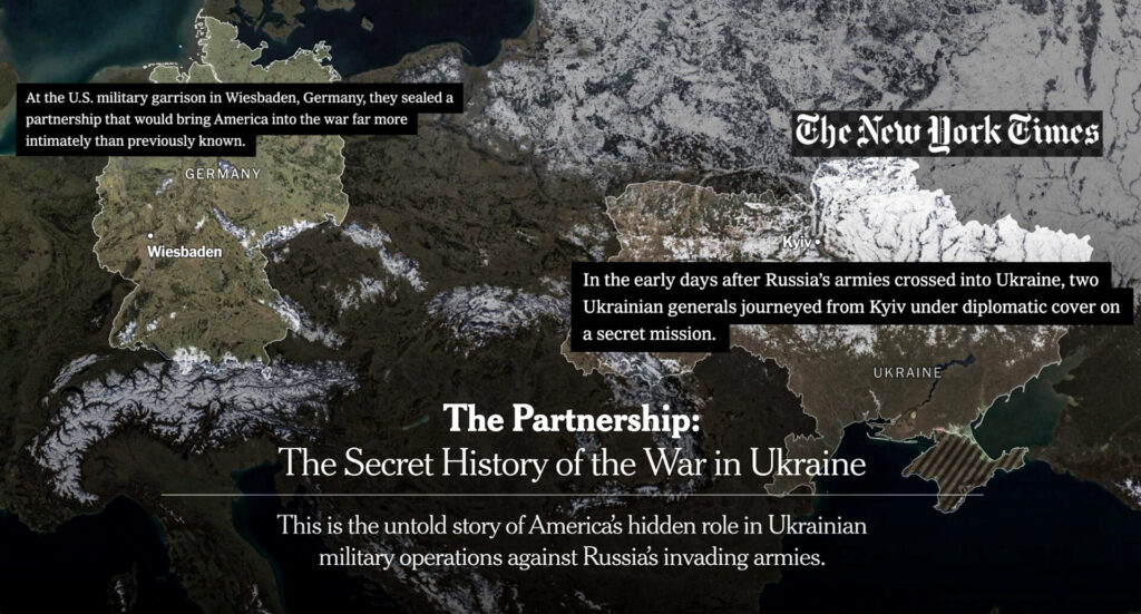New York Times: la guerra per procura contro la Russia tramite l'Ucraina