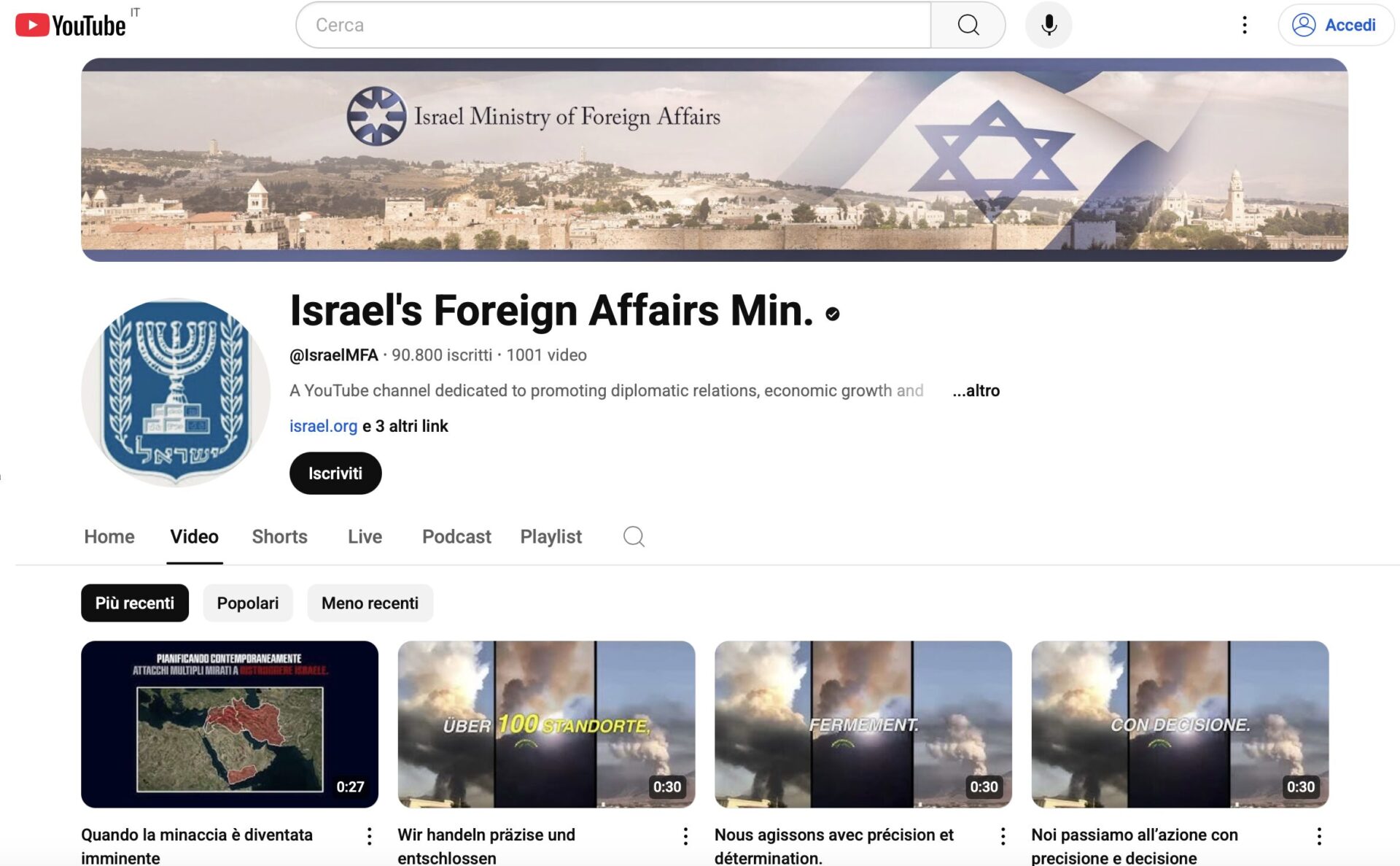 Propaganda israeliana: le nuove campagne del Ministero di Tel Aviv con la complicità delle piattaforme Propaganda israeliana: le nuove campagne del Ministero di Tel Aviv con la complicità delle piattaforme