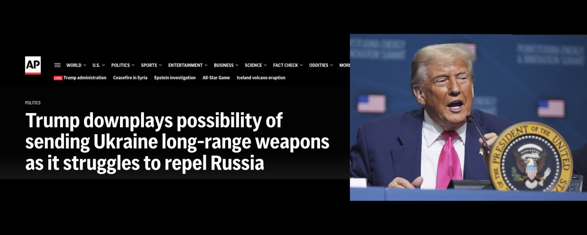 trump non daremo i missili a lungo raggio all8217ucraina