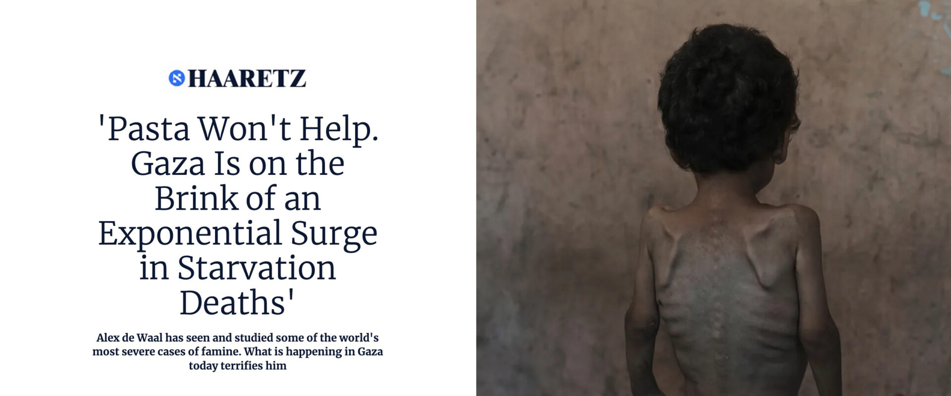 Carestia a Gaza: l’ecatombe si approssima