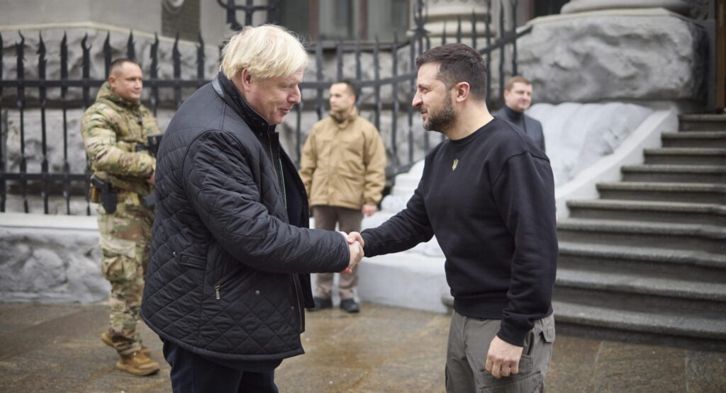 Boris Johnson Ucraina Zelensky