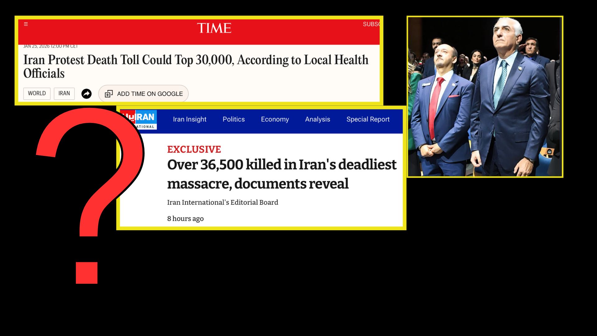 iran: Tutto quello che non torna sul bilancio di 30.000 morti diffusi dal Time e dall’Iran International iran: Tutto quello che non torna sul bilancio di 30.000 morti diffusi dal Time e dall’Iran International