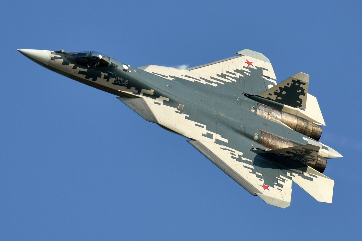 By Anna Zvereva from Tallinn, Estonia - Sukhoi Design Bureau, 054, Sukhoi Su-57, CC BY-SA 2.0, https://commons.wikimedia.org/w/index.php?curid=87441875